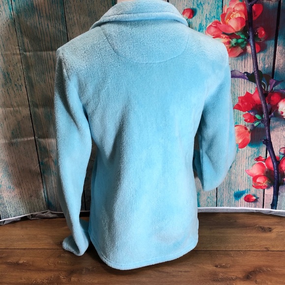 Mountain lake Fleece lightweight Lounge Jacket - Picture 6 of 9